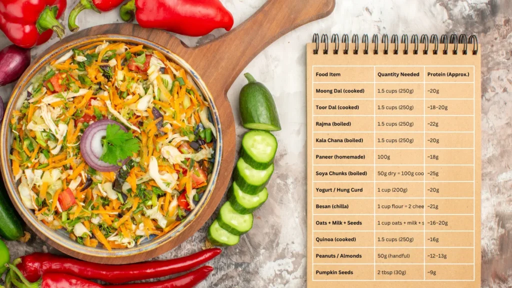 protein food serving chart