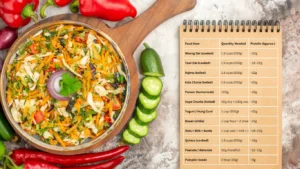 protein food serving chart